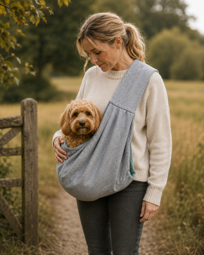 Dog sling pet - sling, soft