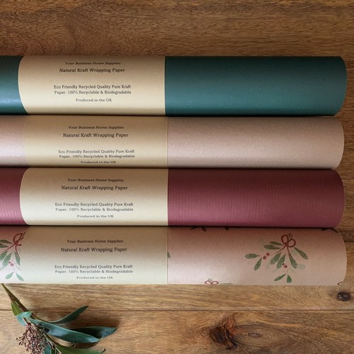 Christmas wrapping paper - paper, kraft