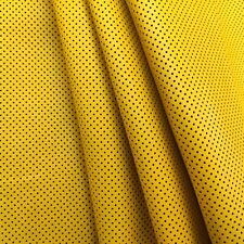 Perforated mustard yellow