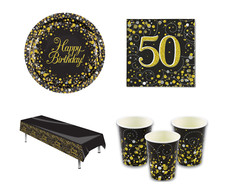 Black & Gold 50th Birthday