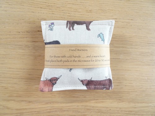 Cow hand warmers pocket - cow,