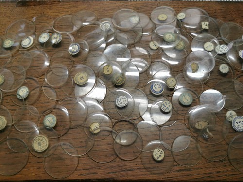 Pocket watch crystals - watch, new