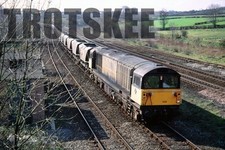 35mm Slide BR British Rail Diesel Loco Class 58 58006 Clay Cross 1998 Orig