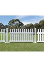 PVC Lawn Picket Fencing And