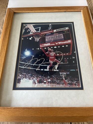 Michael jordan framed signed - framed,