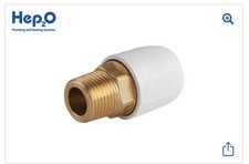 2 x pack of Hep2O 15mm x 1/2