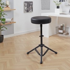 Drum Throne Stool Height Adjustable Seating Padded Seat and Non-Slip Feet