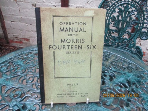 Operation manual for - operation, the