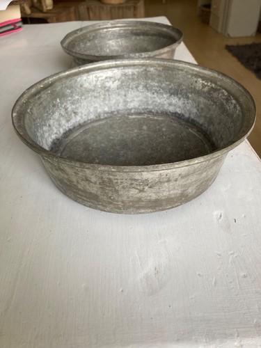 Antique pewter dishes - antique,