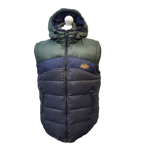 Superdry grey body warmer - body,