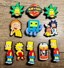 11pc Adult Cartoon Shoe Charms