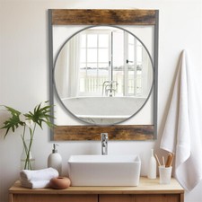 Industrial Wall Mirror Vintage