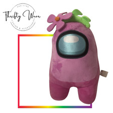 Official & Fully Licensed Among Us Huggable Buddie 30cm/12" Pink Plush No tags