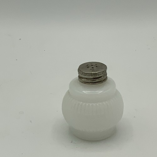 Vintage white milk glass - white,