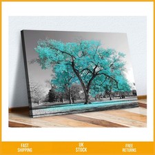 Vibrant Large Turquoise Tree