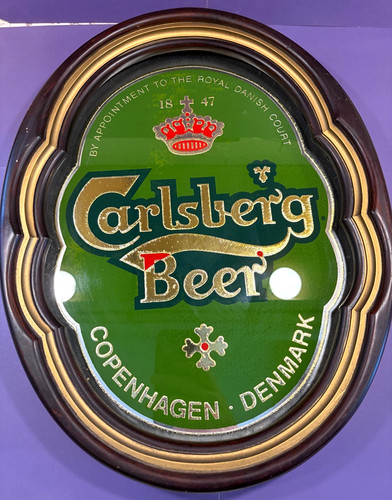 Carlsberg beer sign mirror - sign,