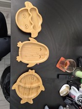 Bamboo Bamboo Baby & Toddler Plates – Set of 3 bundle Rrp £17.99 Each! 