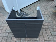 Brooklyn 500mm Grey Avola 2 Door Wall Hung Vanity Unit with Basin