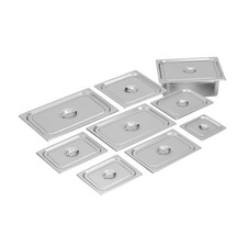 Stainless Steel Handled Lid for Gastronorm Pans Food Catering Buffet Tray Cover