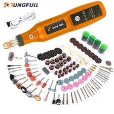 USB Rechargeable DIY Mini Rotary Tool Engraving Dremel Grinder Polishing Drill
