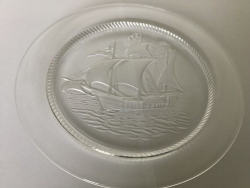 Lalique plate ship - plate,