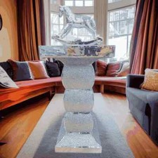 Silver Pilar Mirrored Side