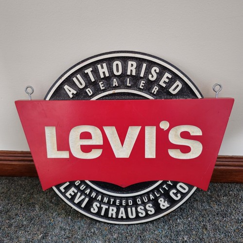 Levi sign hanging - levi,