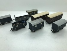 K's COOPERCRAFT KITBUILT OO GAUGE JOB LOT of 8 GWR DIAGRAM WAGONS to RESTORE