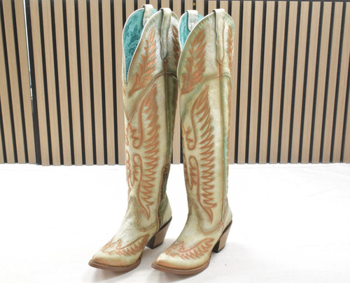 Corral ladies white embroidery - ladies,