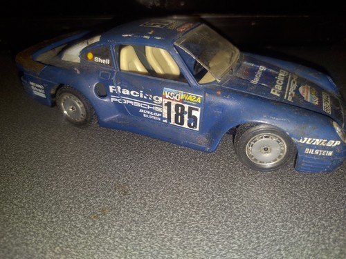 Bburago blue porsche - bburago,