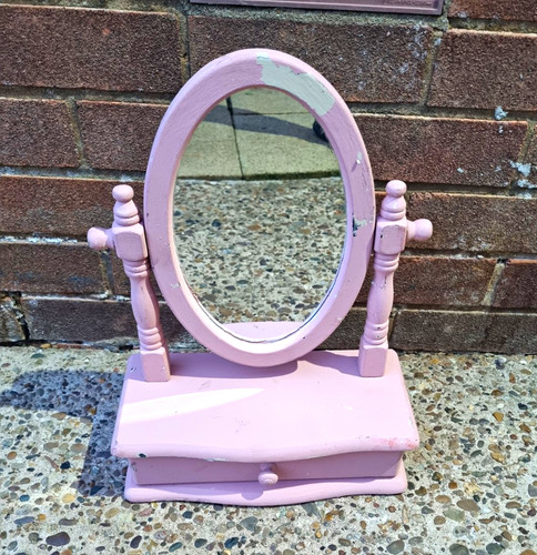 Pink wooden freestanding - wooden,