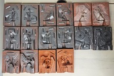 8 Vintage Toy Soldier Rubber