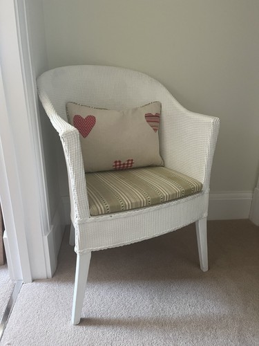 White lloyd loom - white, children's