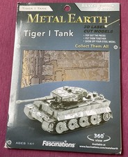 Tiger 1 Tank: Metal Earth 3D