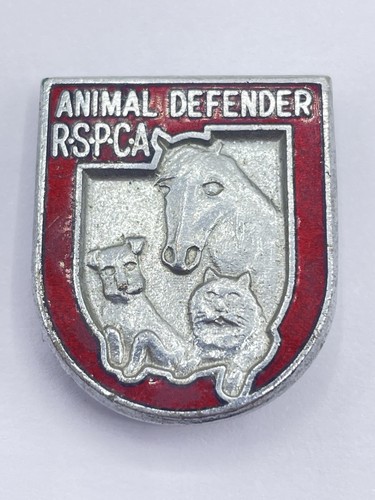 Vintage chrome enamel - &, rspca