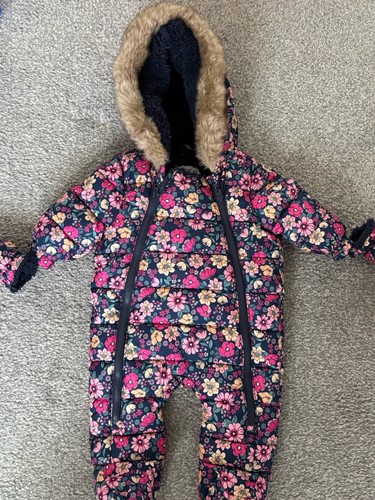 Floral pram suit 0 - pram, 0-3