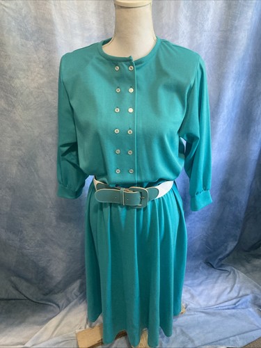 Vtg 80s teal - vtg, blouson