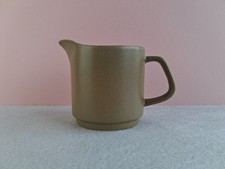 J & G Meakin 9cm tall to spout milk jug avocado green Tulip Time 1970s vintage