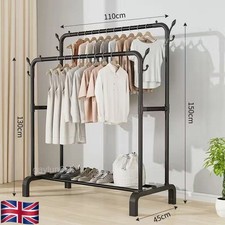 Heavy Duty Double Clothes Rail