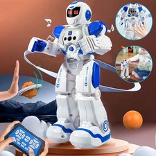 Remote Control Robot Kids Programmable RC Robot Toy Gesture Sensing Robot Gifts