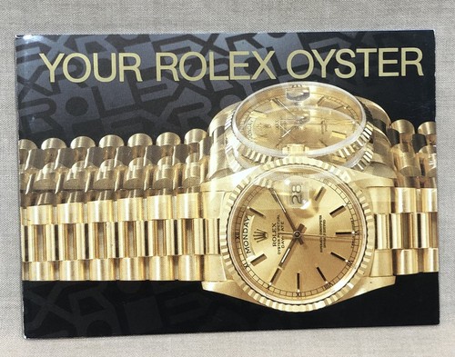 Booklet your rolex oyster 1992 - your,