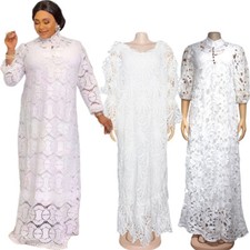 African Women Lace Long Dress