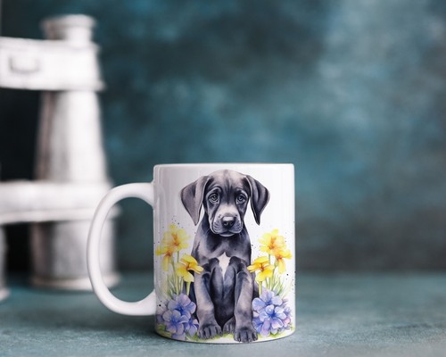Watercolour great dane - great,