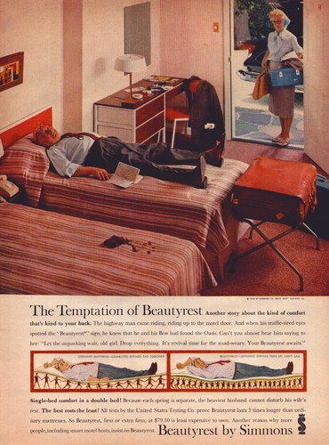1960 simmons beautyrest - 1960,