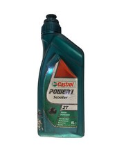 GENUINE CASTROL POWER 1 SCOOTER 2 STROKE ENGINE OIL 1L 1 LITRE SAME DAY DISPATCH