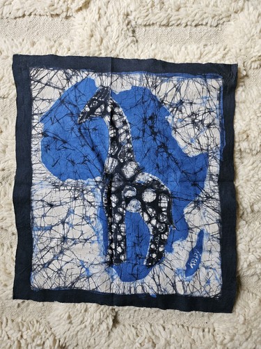 African batik wall - batik, art
