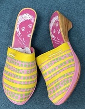 Wooden clogs sandals slip on