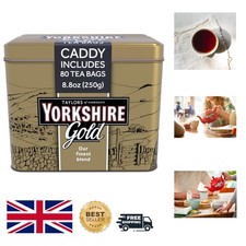 Yorkshire Gold Tea Caddy - 80
