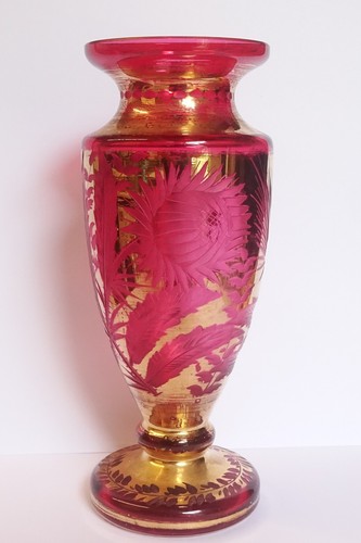 Antique bohemian cranberry - antique,