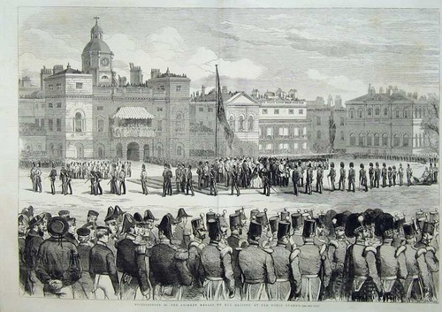 Old antique print 1855 crimean - old,